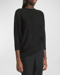 Co. - Asymmetric Dolman-Sleeve Cashmere Knit Sweater - Lyst