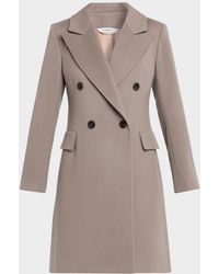 Fleurette - Kaia Double-Breasted Italian Wool Jacket - Lyst