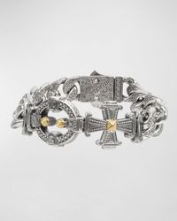 Konstantino - Stavros Sterling Link Bracelet With 18K Details - Lyst