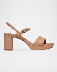 Bernardo - Canto Leather Platform Sandals - Lyst