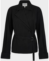 Twp - The Last Chapter Belted Coton Jacket - Lyst