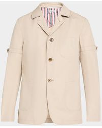Thom Browne - Apos;S Unconstructed Cotton Three-Button Blazer - Lyst