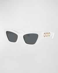Swarovski - Imber Acetate & Plastic Cat-Eye Sunglasses - Lyst