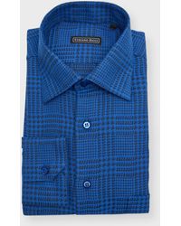 Stefano Ricci - Prince Of Wales Cotton Sport Shirt - Lyst