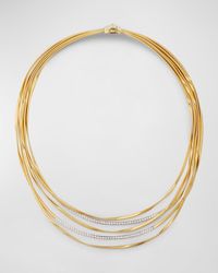 Marco Bicego - 18K Marrakech 5 Strand Coil Necklace - Lyst