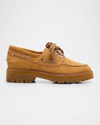 Rag & Bone - Cameron Suede Boat Shoes - Lyst