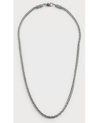 Konstantino - Sterling Braided Chain Necklace - Lyst