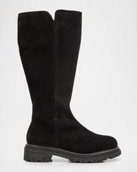 La Canadienne - Dimitri Shearling-Lined Waterproof Suede Knee-High Boots - Lyst