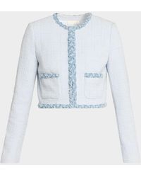 LoveShackFancy - Azula Tweed Jacket - Lyst