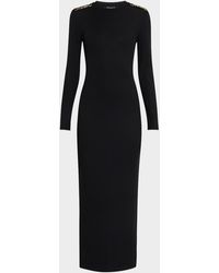 Generation Love - Elizabella Long-Sleeve Chain Maxi Dress - Lyst