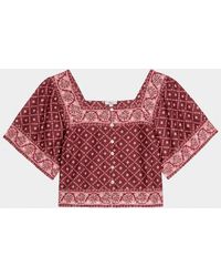 Rails - Ellen Printed Crop Top - Lyst