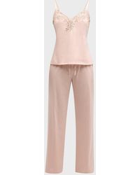 Natori - Feathers Essential Lace-Trim Cami Pajama Set - Lyst