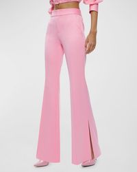 Alice + Olivia - Danette Mid-Rise Flare Trousers - Lyst