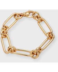 Roberto Coin - Oro Classic Oval And Round Link Chain Bracelet - Lyst