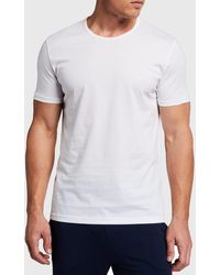 Emporio Armani - 3-Pack Crewneck Cotton T-Shirts - Lyst