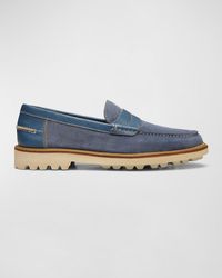 Donald J Pliner - Jimmy 2 Suede Penny Loafers - Lyst