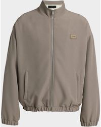 Amiri - Apos;S Logo Patch Full-Zip Blouson - Lyst