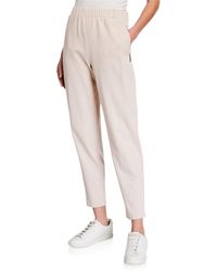 Max Mara Tattico Cotton/nylon Jersey Pants - Pink