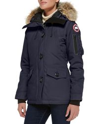Canada Goose Montebello Parka With Fur Hood - Blue