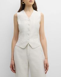 Chloé - X Atelier Jolie Tailored Silk Waistcoat - Lyst