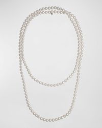 Majorica - Jour Pearl-Strand Necklace, 60"L - Lyst