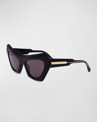 Marni - Beveled Acetate Cat-Eye Sunglasses - Lyst