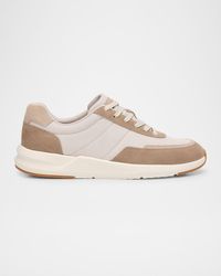 Peter Millar - Journeyman Nylon And Suede Low-Top Sneakers - Lyst