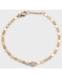 Lana Jewelry - 14K Single Flawless Nude Link Bracelet - Lyst