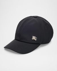 Burberry - Apos;S Check-Lined Equestrian Knight Baseball Cap - Lyst