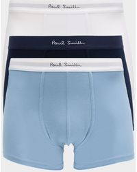 Paul Smith - Apos;S Solid Cotton 3-Pack Boxer Briefs - Lyst