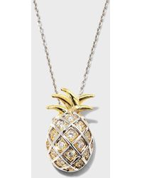 Roberto Coin - Pineapple Tiny Treasures Necklace With Diamonds - Lyst