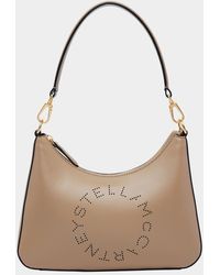 Stella McCartney - Logo Vegan Leather Shoulder Bag - Lyst