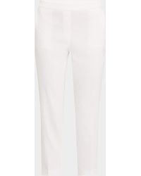 Theory - Treeca Cropped Slim Pull-On Pants - Lyst