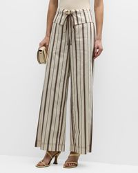Sir. The Label - Cannoli Striped Folded Pants - Lyst