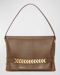 Victoria Beckham - Chain Pouch Leather Shoulder Bag - Lyst