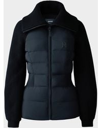 Mackage - Foxy Light Down Mixed-Media Jacket - Lyst