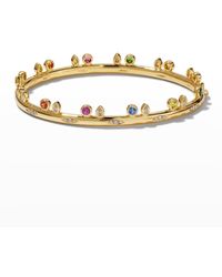 Tamara Comolli - 18k Yellow Gold Candy Bangle With Multicolor Sapphires, 17cm - Lyst