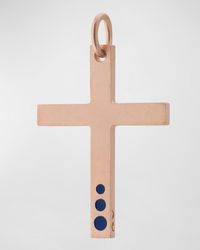 Marco Dal Maso - Gold Plated Cross Pendant - Lyst