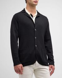 Baldassari - Three-Button Sweater Jacket - Lyst