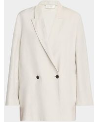 The Row - Nat Oversized Double-Breasted Jacket - Lyst