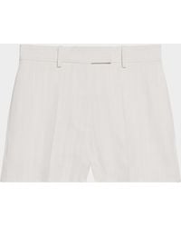 Helmut Lang - High-Rise Flared Shorts - Lyst