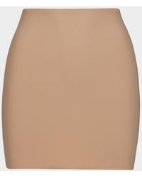 Commando - Classic Microfiber Mini Half Slip W/ Shorts - Lyst