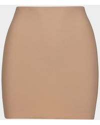 Commando - Classic Microfiber Mini Half Slip W/ Shorts - Lyst