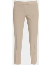 Akris Punto - Frankie Straight-leg Cotton-stretch Cropped Pants - Lyst