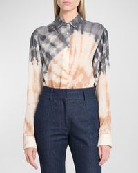 Gabriela Hearst - Ferrara Tie-Dye Button-Front Shirt - Lyst