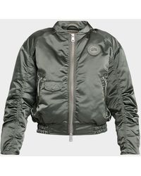 Canada Goose - Jade Down Satin Bomber Jacket - Lyst
