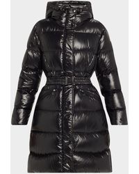 Moncler - Bellevue Hooded Long Down Jacket - Lyst