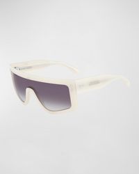 Isabel Marant - Flat-Top Acetate Shield Sunglasses - Lyst