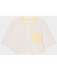 FRAME - The Bodega Cotton Tee - Lyst