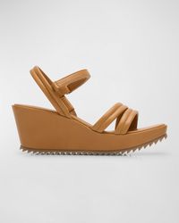 Pedro Garcia - Fancy Leather Wedge Platform Sandals - Lyst